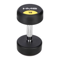 Pogumovaná jednoručná činka HMS HG Pro 10 kg