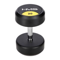 Pogumovaná jednoručná činka HMS HG Pro 20 kg