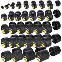Pogumovaná jednoručná činka HMS HG Pro 42,5 kg