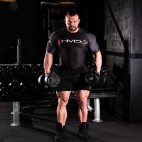 Polyuretánová jednoručná činka HMS HPC 27,5 kg