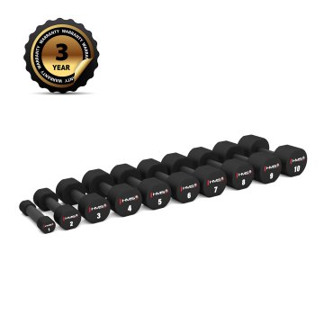 Polyuretánové jednoručné činky HMS HPT10 2 x 10 kg