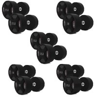 Sada polyuretánových jednoručných činiek HMS HPC set 2 x 27,5 - 37,5 KG CPU - 325 KG
