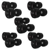 Súprava jednoručných polyuretánových jednoručiek HMS HPC set 2 x 40 - 50 kg CPU - 450 kg