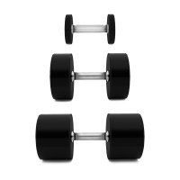 Sada jednoručných polyuretánových činiek HMS HPC set 2 x 2,5 - 50 KG CPU - 1050 KG