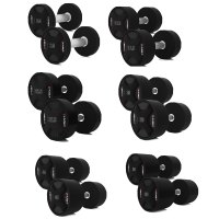 Sada jednoručných polyuretánových činiek HMS HPC set 2 x 2,5 - 50 KG CPU - 1050 KG