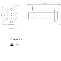 Odkladací tŕň UpForm MFT-A007 2.0 PRO & COMPACT