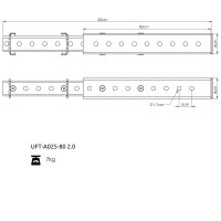 Predlžovací diel UpForm MFT-A025 50 CM PRO