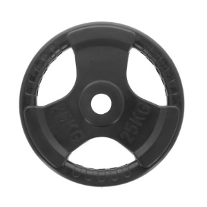 Pogumovaný olympijský kotúč SPARTAN TRI GRIP 25 kg