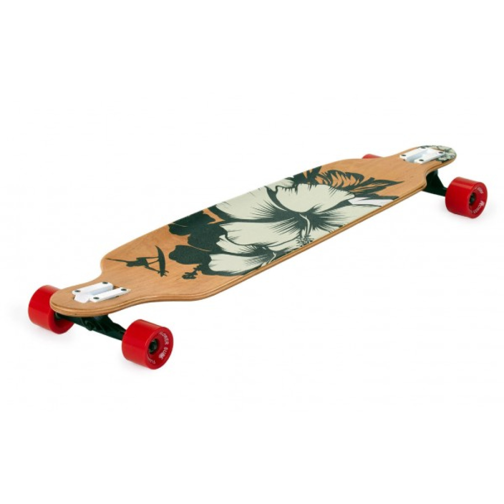 Longboard Spartan DROP SHAPE "Surfer Black"