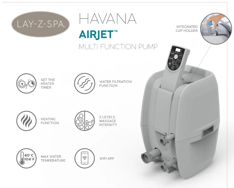 BESTWAY 60035 Lay-Z-Spa Havana 10 BESTWAY 60035 Lay-Z-Spa Havana - Obrázok 10