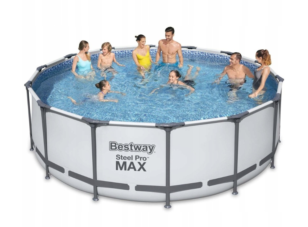 BESTWAY Steel Pro Max Bazén 427 x 122 cm, kartušová filtrácia 5612X 2 BESTWAY Steel Pro Max Bazén 427 x 122 cm, kartušová filtrácia 5612X - Obrázok 2