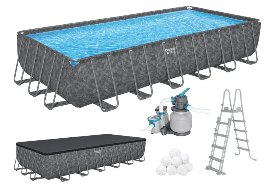 Bazén Frame Pool ALL YEAR APX 365 732x366 cm Pump Redder Bestway 561KG 1 Bazén Frame Pool ALL YEAR APX 365 732x366 cm Pump Redder Bestway 561KG