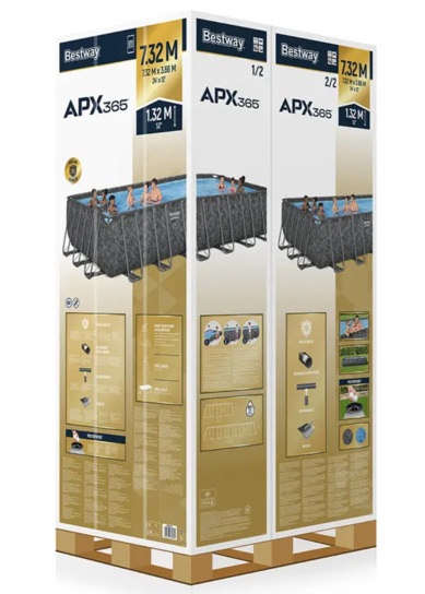 Bazén Frame Pool ALL YEAR APX 365 732x366 cm Pump Redder Bestway 561KG 11 Bazén Frame Pool ALL YEAR APX 365 732x366 cm Pump Redder Bestway 561KG - Obrázok 11