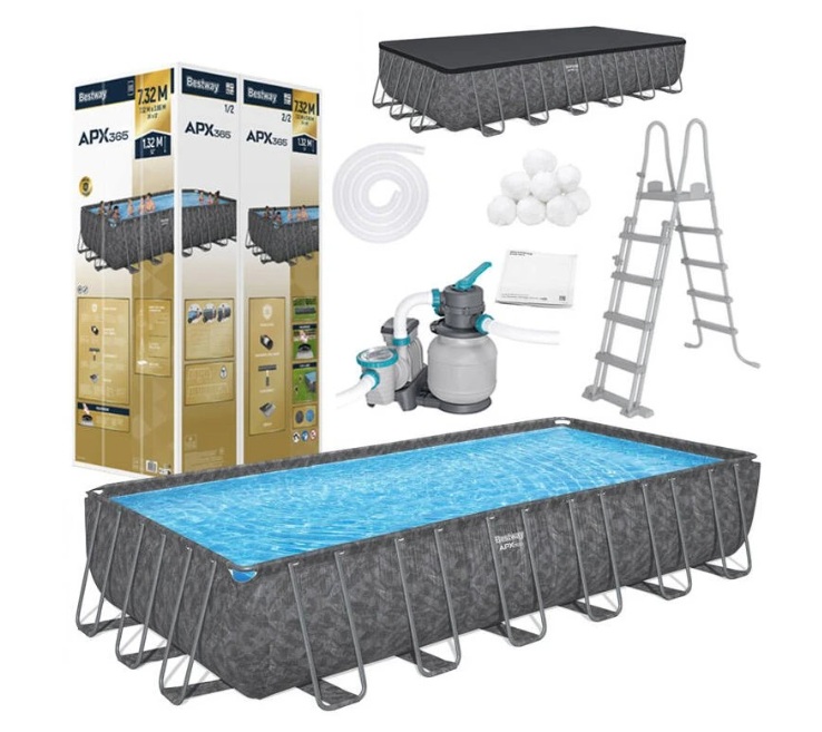 Bazén Frame Pool ALL YEAR APX 365 732x366 cm Pump Redder Bestway 561KG 3 Bazén Frame Pool ALL YEAR APX 365 732x366 cm Pump Redder Bestway 561KG - Obrázok 3